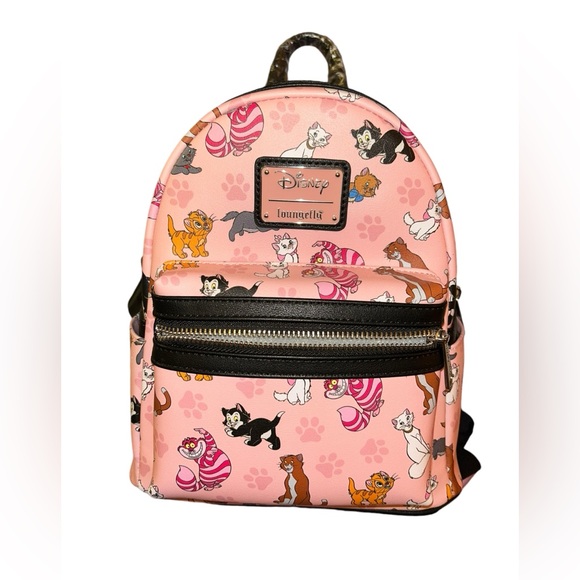 NWT DISNEY LOUNGEFLY DISNEY CATS EDITION🎀🐾🎀🐾 - Picture 1 of 6